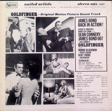 Laden Sie das Bild in den Galerie-Viewer, John Barry : Goldfinger (Original Motion Picture Sound Track) (LP, Album, Pit)