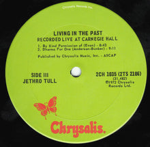 Laden Sie das Bild in den Galerie-Viewer, Jethro Tull : Living In The Past (2xLP, Comp, Gat)