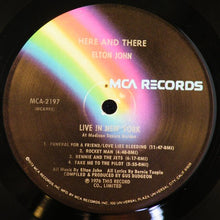 Laden Sie das Bild in den Galerie-Viewer, Elton John : Here And There (LP, Album, Pin)