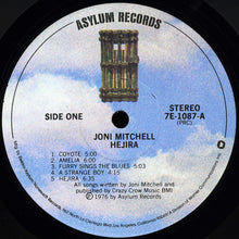 Charger l'image dans la galerie, Joni Mitchell : Hejira (LP, Album, PRC)