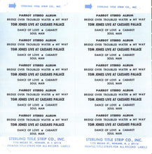 Laden Sie das Bild in den Galerie-Viewer, Tom Jones : Tom Jones Live At Caesar's Palace (7", Jukebox, Styrene)