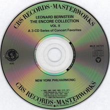 Load image into Gallery viewer, Leonard Bernstein, New York Philharmonic : The Encore Collection, Vol. II (CD, Comp)