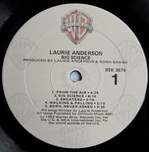 Load image into Gallery viewer, Laurie Anderson : Big Science (LP, Album, Win)