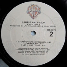 Charger l'image dans la galerie, Laurie Anderson : Big Science (LP, Album, Win)