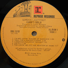 Charger l'image dans la galerie, Gordon Lightfoot : Gord's Gold (2xLP, Album, Comp, Jac)