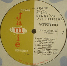 Load image into Gallery viewer, Duane Eddy : Songs Of Our Heritage (LP, Album, Gat)