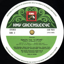 Load image into Gallery viewer, Puccini* - Victoria De Los Angeles, Jussi Björling, Sir Thomas Beecham : La Bohème (LP, Album, RE)