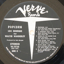 Load image into Gallery viewer, Luiz Henrique And Walter Wanderley : Popcorn (LP, Album)