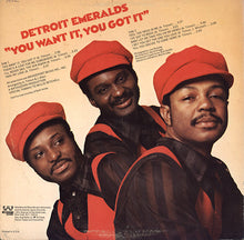 Laden Sie das Bild in den Galerie-Viewer, Detroit Emeralds : You Want It, You Got It (LP, Album, Pit)