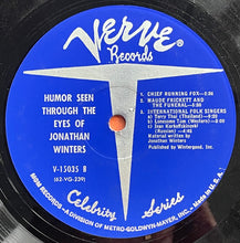 Laden Sie das Bild in den Galerie-Viewer, Jonathan Winters : Humor Seen Through The Eyes Of Jonathan Winters (LP, Album, Mono, Scr)