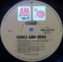 Load image into Gallery viewer, Carole King : Music (LP, Album, Gat)