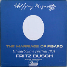 Load image into Gallery viewer, Wolfgang Mozart* - Glynebourne Featival 1934*, Fritz Busch : The Marriage Of Figaro (3xLP, Album, Mono + Box)