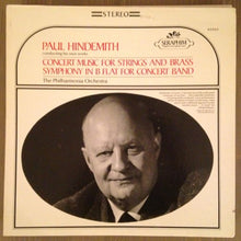 Charger l'image dans la galerie, Paul Hindemith - The Philharmonia Orchestra* : Concert Music For Strings And Brass / Symphony In B Flat For Concert Band (LP, Album, RE)