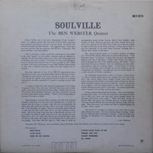 Charger l'image dans la galerie, The Ben Webster Quintet : Soulville (LP, Album, Mono, RE, RP, MGM)