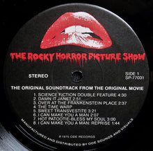 Load image into Gallery viewer, "The Rocky Horror Picture Show" Original Cast : The Rocky Horror Picture Show (LP, Album, RE, Hub)