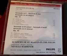 Load image into Gallery viewer, Dvořák*, Neville Marriner*, Academy Of St. Martin-In-The-Fields* : Serenades Op. 22 & 44 (CD, Album, RE)