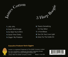 Load image into Gallery viewer, James Cotton : 3 Harp Boogie (CD, Album, RM)
