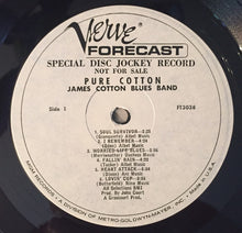 Laden Sie das Bild in den Galerie-Viewer, The James Cotton Blues Band : Pure Cotton (LP, Album, Mono, Promo)
