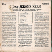 Load image into Gallery viewer, Kenny Drew : I Love Jerome Kern (LP, Album, Mono)