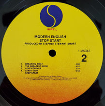 Laden Sie das Bild in den Galerie-Viewer, Modern English : Stop Start (LP, Album)