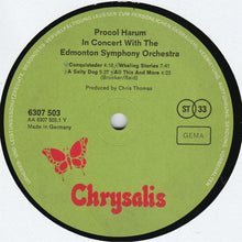 Load image into Gallery viewer, Procol Harum In Concert With The Edmonton Symphony Orchestra : Live (LP, Album, RE, Gre)