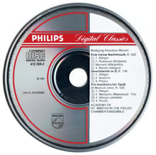 Load image into Gallery viewer, Mozart*, Academy Of St. Martin-in-the-Fields' Chamber Ensemble* : Eine Kleine Nachtmusik / Ein Musikalischer Spass / Divertimento KV 136 (CD, Album)