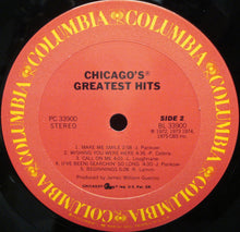 Load image into Gallery viewer, Chicago (2) : Chicago's Greatest Hits (LP, Comp, RE, Pit)