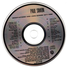 Load image into Gallery viewer, Paul Simon : Negotiations And Love Songs (1971-1986) (CD, Comp, Club)