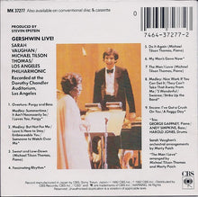 Load image into Gallery viewer, Michael Tilson Thomas | Sarah Vaughan, Los Angeles Philharmonic Orchestra : Gershwin Live! (CD, Album, RE)