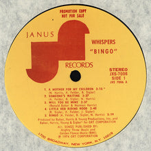Laden Sie das Bild in den Galerie-Viewer, The Whispers : Bingo (LP, Album, Promo)