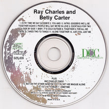 Load image into Gallery viewer, Ray Charles And Betty Carter : Ray Charles And Betty Carter (CD, Album, RE)