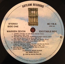 Laden Sie das Bild in den Galerie-Viewer, Warren Zevon : Excitable Boy (LP, Album, PRC)