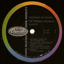 Laden Sie das Bild in den Galerie-Viewer, The George Shearing Quintet : Shearing On Stage! (LP, Album, Mono)