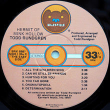 Laden Sie das Bild in den Galerie-Viewer, Todd Rundgren : Hermit Of Mink Hollow (LP, Album, Win)