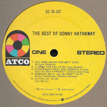 Load image into Gallery viewer, Donny Hathaway : The Best Of Donny Hathaway (LP, Comp, PR )