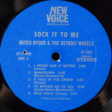 Load image into Gallery viewer, Mitch Ryder And The Detroit Wheels* : Sock It To Me! (LP, Album, RP, Mon)