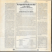 Load image into Gallery viewer, Orff*, Stokowski*, Houston Symphony Orchestra, Houston Chorale* & Houston Youth Symphony Boys Choir* And Virginia Babikian • Clyde Hager • Guy Gardner : Carmina Burana (LP, RE)