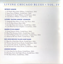Charger l'image dans la galerie, Detroit Junior / Luther "Guitar Junior" Johnson / Queen Sylvia Embry, Big Leon Brooks' Blues Harp Band, Andrew Brown : Living Chicago Blues - Volume Number 4 (CD, Comp)