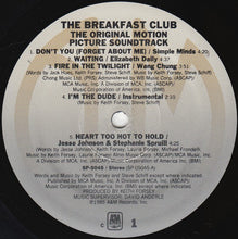 Load image into Gallery viewer, Various : The Breakfast Club (Original Motion Picture Soundtrack) (LP, Album, Los)