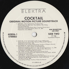 Load image into Gallery viewer, Various : Cocktail - Original Motion Picture Soundtrack (LP, Comp, Promo)