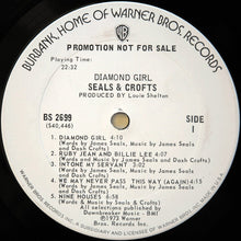 Load image into Gallery viewer, Seals & Crofts : Diamond Girl (LP, Album, Promo, San)