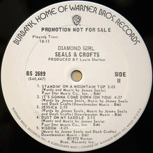 Load image into Gallery viewer, Seals & Crofts : Diamond Girl (LP, Album, Promo, San)