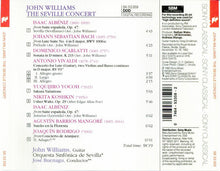 Load image into Gallery viewer, John Williams (7) : The Seville Concert (From The Royal Alcázar Palace) (CD, Album, RE)