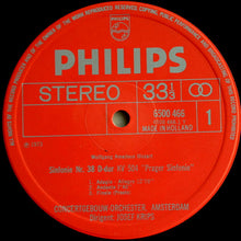 Load image into Gallery viewer, Mozart*, Concertgebouw Orchestra, Amsterdam*, Josef Krips : Symphony No. 38, "Prague" / Symphony No.31, "Paris” (LP)