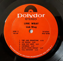 Charger l'image dans la galerie, Link Wray : Link Wray (LP, Album, Die)