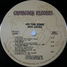 Laden Sie das Bild in den Galerie-Viewer, Sea Level : On The Edge (LP, Album, San)