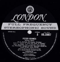 Laden Sie das Bild in den Galerie-Viewer, Benjamin Britten : Peter Grimes (3xLP)