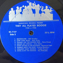 Charger l'image dans la galerie, Various : They All Played Big Band Boogie (LP, Comp)