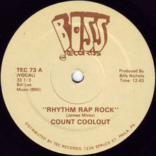 Load image into Gallery viewer, Count Coolout : Rhythm Rap Rock (12")