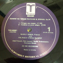 Laden Sie das Bild in den Galerie-Viewer, Brahms*, Rudolf Serkin, The Busch String Quartet* : Piano Quintet (LP, Album)